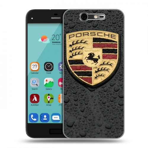 Дизайнерский силиконовый чехол для ZTE Blade S7 Porsche