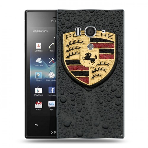 Дизайнерский пластиковый чехол для Sony Xperia acro S Porsche