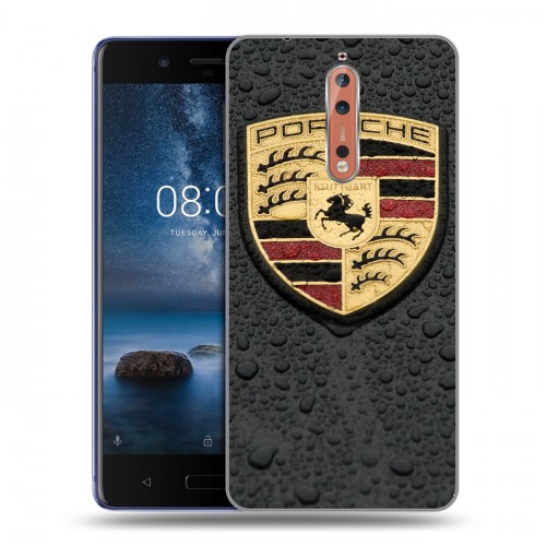 Дизайнерский пластиковый чехол для Nokia 8 Porsche