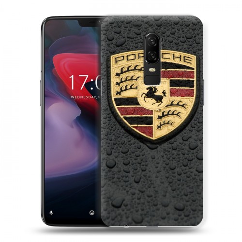 Дизайнерский пластиковый чехол для OnePlus 6 Porsche