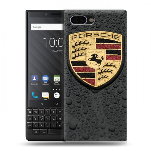 Дизайнерский пластиковый чехол для BlackBerry KEY2 Porsche
