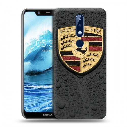 Дизайнерский силиконовый чехол для Nokia 5.1 Plus Porsche