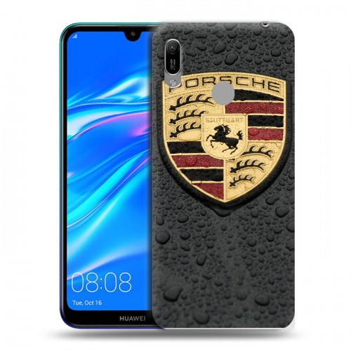 Дизайнерский пластиковый чехол для Huawei Y6 (2019) Porsche