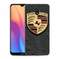 Дизайнерский силиконовый с усиленными углами чехол для Xiaomi RedMi 8A Porsche