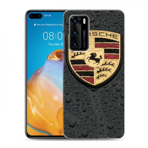 Дизайнерский пластиковый чехол для Huawei P40 Porsche