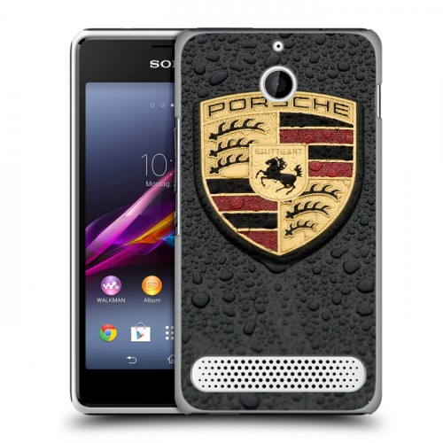 Дизайнерский силиконовый чехол для Sony Xperia E1 Porsche