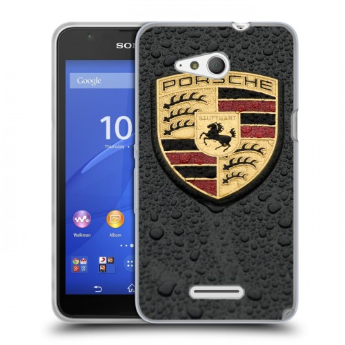 Дизайнерский пластиковый чехол для Sony Xperia E4g Porsche