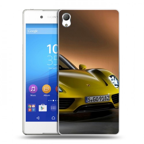 Дизайнерский пластиковый чехол для Sony Xperia Z3+ Porsche