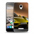 Дизайнерский силиконовый чехол для Micromax Canvas Spark Porsche