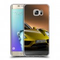 Дизайнерский пластиковый чехол для Samsung Galaxy S6 Edge Plus Porsche