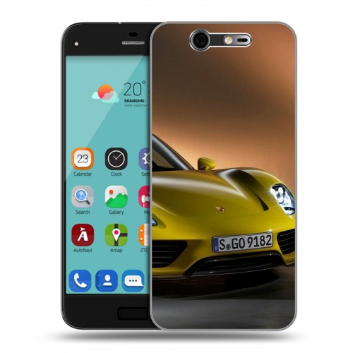 Дизайнерский силиконовый чехол для ZTE Blade S7 Porsche