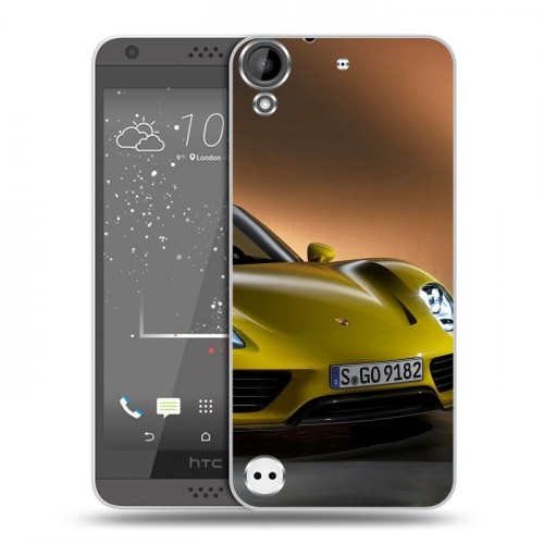 Дизайнерский пластиковый чехол для HTC Desire 530 Porsche