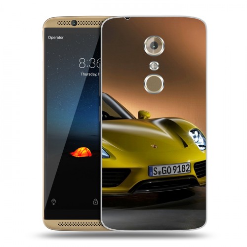 Дизайнерский пластиковый чехол для ZTE Axon 7 Porsche