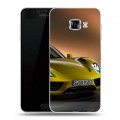 Дизайнерский пластиковый чехол для Samsung Galaxy C5 Porsche