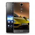 Дизайнерский пластиковый чехол для Sony Xperia TX Porsche