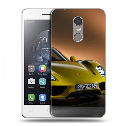 Дизайнерский пластиковый чехол для Lenovo K6 Note Porsche