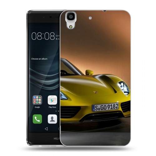 Дизайнерский пластиковый чехол для Huawei Y6II Porsche