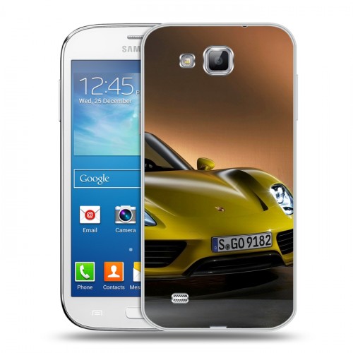 Дизайнерский пластиковый чехол для Samsung Galaxy Premier Porsche