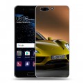 Дизайнерский пластиковый чехол для Huawei P10 Porsche