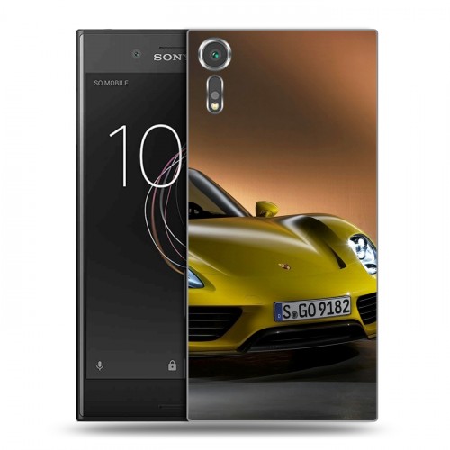 Дизайнерский пластиковый чехол для Sony Xperia XZs Porsche