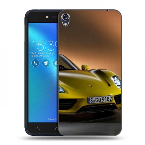 Дизайнерский пластиковый чехол для Asus ZenFone Live Porsche