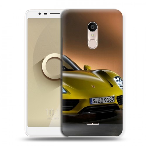 Дизайнерский силиконовый чехол для Alcatel 3C Porsche