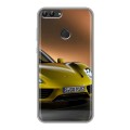 Дизайнерский силиконовый чехол для Huawei P Smart Porsche