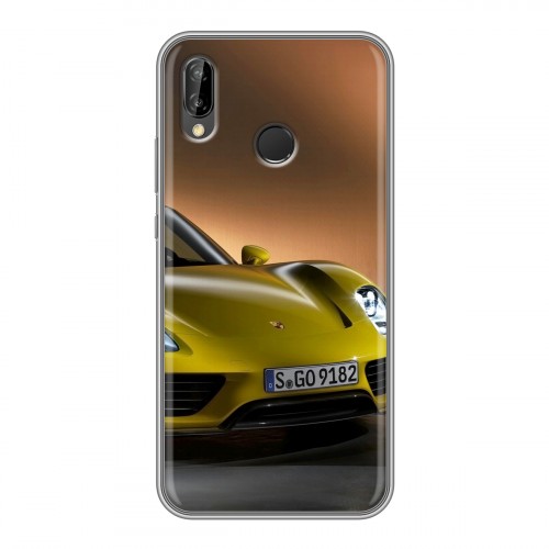 Дизайнерский силиконовый чехол для Huawei P20 Lite Porsche