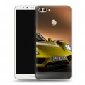 Дизайнерский пластиковый чехол для Huawei Y9 (2018) Porsche