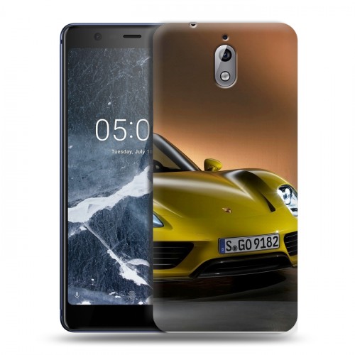 Дизайнерский пластиковый чехол для Nokia 3.1 Porsche