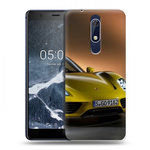 Дизайнерский пластиковый чехол для Nokia 5.1 Porsche