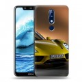 Дизайнерский пластиковый чехол для Nokia 5.1 Plus Porsche