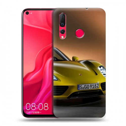 Дизайнерский пластиковый чехол для Huawei Nova 4 Porsche