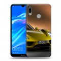 Дизайнерский пластиковый чехол для Huawei Y6 (2019) Porsche