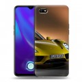 Дизайнерский силиконовый с усиленными углами чехол для OPPO A1k Porsche