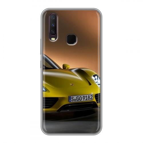 Дизайнерский силиконовый чехол для Vivo Y17 Porsche