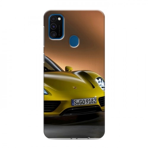 Дизайнерский силиконовый чехол для Samsung Galaxy M30s Porsche