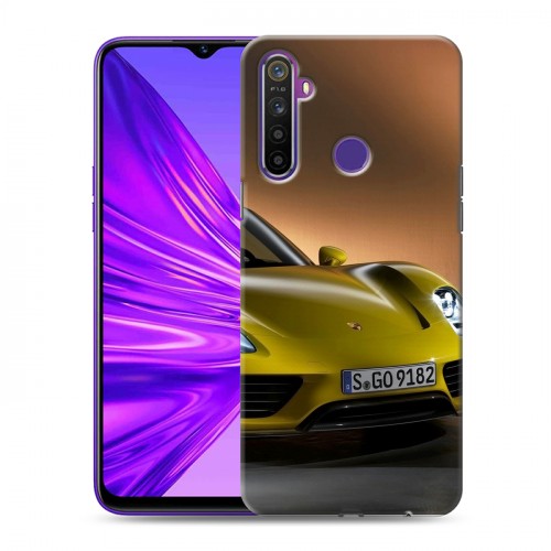 Дизайнерский силиконовый чехол для Realme 5 Porsche