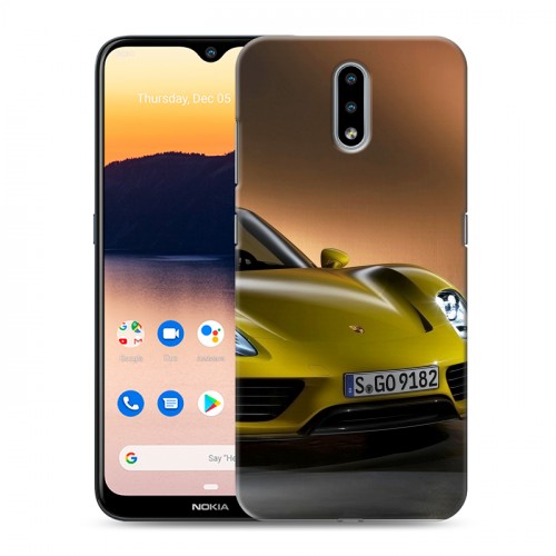 Дизайнерский силиконовый с усиленными углами чехол для Nokia 2.3 Porsche