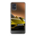 Дизайнерский силиконовый чехол для Samsung Galaxy A51 Porsche