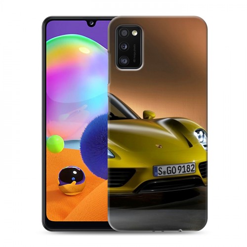 Дизайнерский силиконовый чехол для Samsung Galaxy A41 Porsche