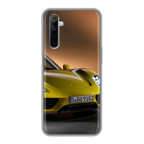 Дизайнерский силиконовый чехол для Realme 6 Porsche