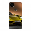 Дизайнерский пластиковый чехол для Google Pixel 4a Porsche