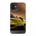 Дизайнерский силиконовый чехол для Iphone 12 Porsche