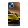 Дизайнерский силиконовый чехол для Iphone 13 Porsche