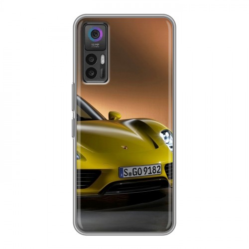 Дизайнерский силиконовый чехол для TCL 30 Porsche