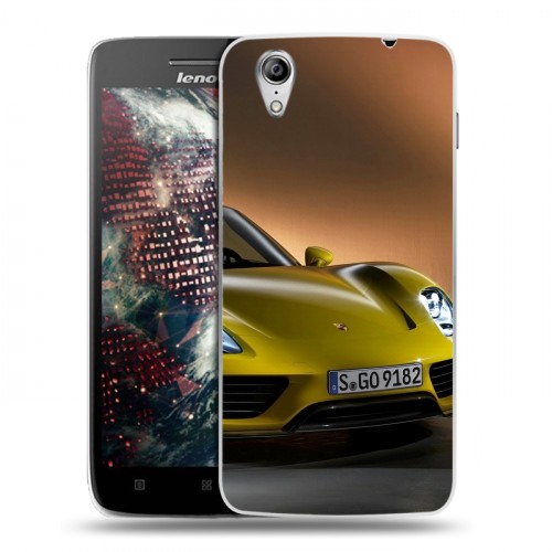 Дизайнерский пластиковый чехол для Lenovo Vibe X Porsche