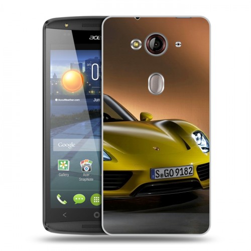 Дизайнерский пластиковый чехол для Acer Liquid E3 Porsche