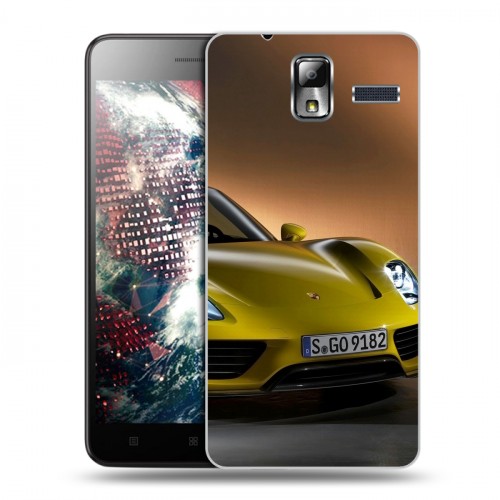 Дизайнерский силиконовый чехол для Lenovo S580 Ideaphone Porsche