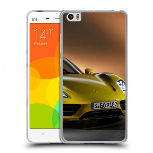 Дизайнерский силиконовый чехол для Xiaomi Mi Note Porsche